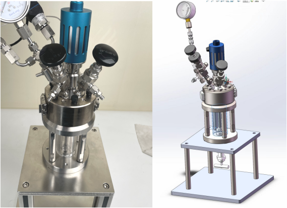 ?全透明可視高壓反應釜